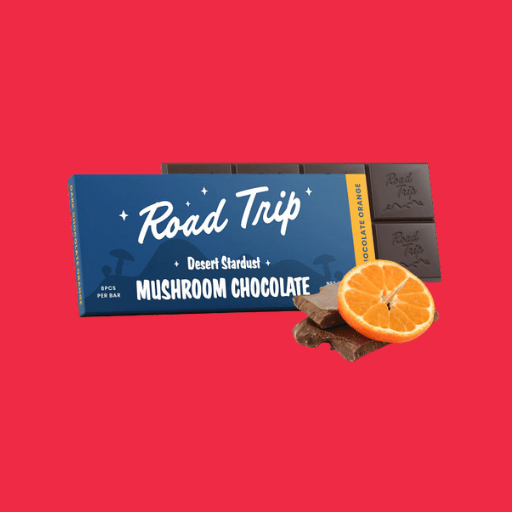 Road Trip Mushroom Chocolate - Dark Chocolate Orange