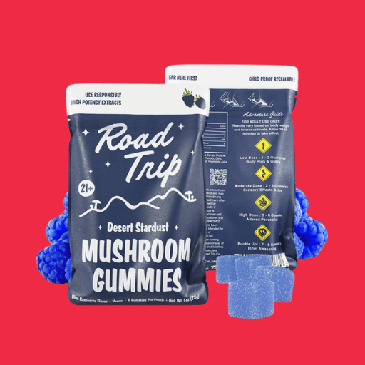 Road Trip Stardust Gummies - Blue Raspberry