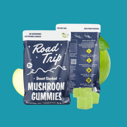 Road Trip Stardust Gummies - Green Apple