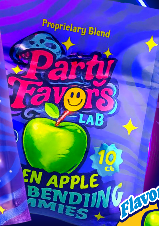 C-3PO Party Favors Mushroom Gummies - Sour Green Apple