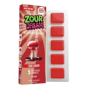 Zour Dream Mushroom Gummies 5ct - Sour Cherry