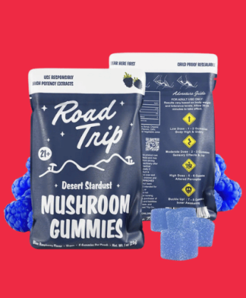 Road Trip Stardust Gummies - Blue Raspberry